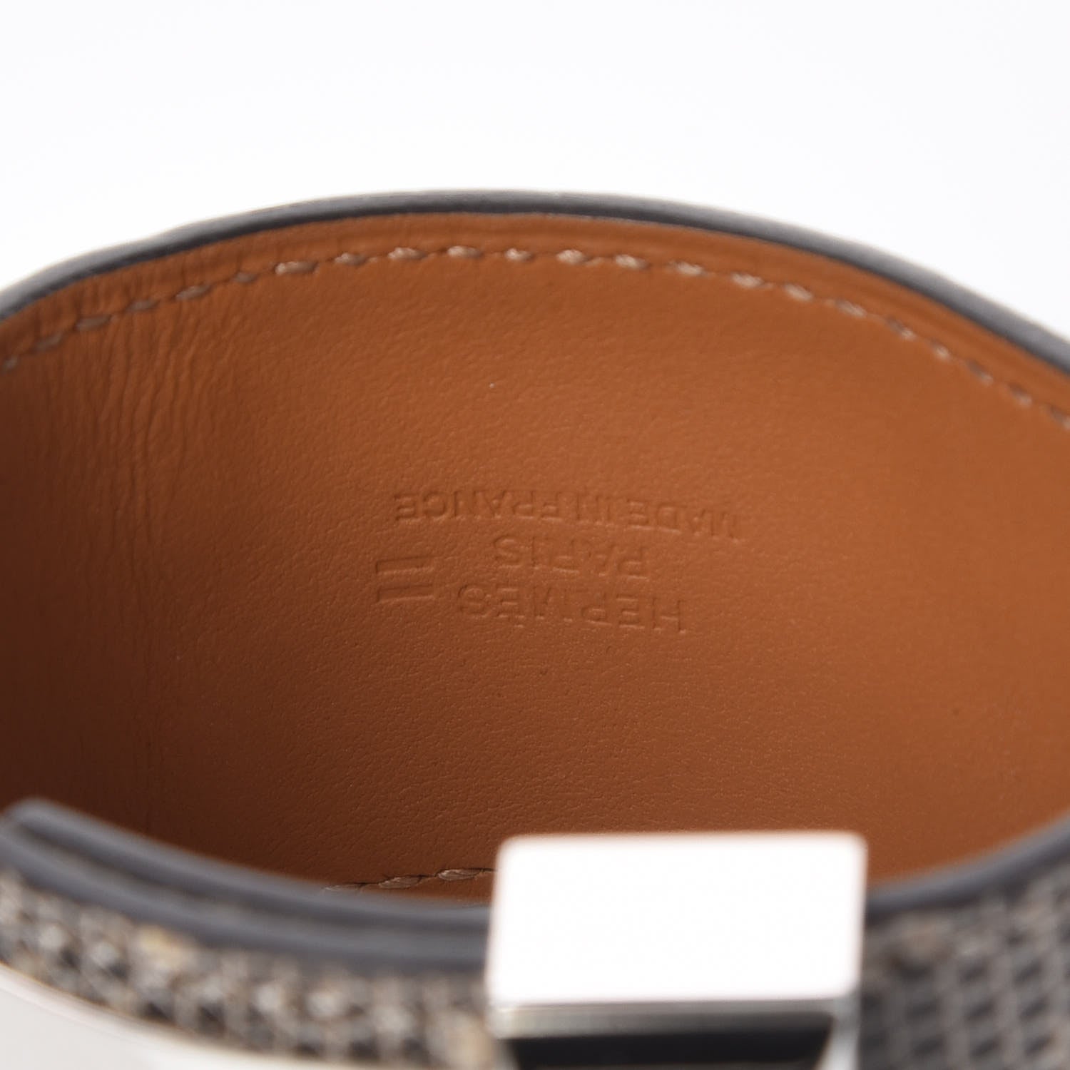 Hermes Lizard Collier De Chien CDC Bracelet S Ombre 4 of 9