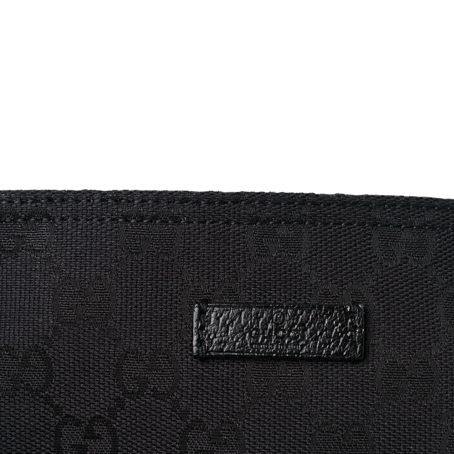 Gucci Monogram Web Small Flat Messenger Crossbody Black 13 of 15
