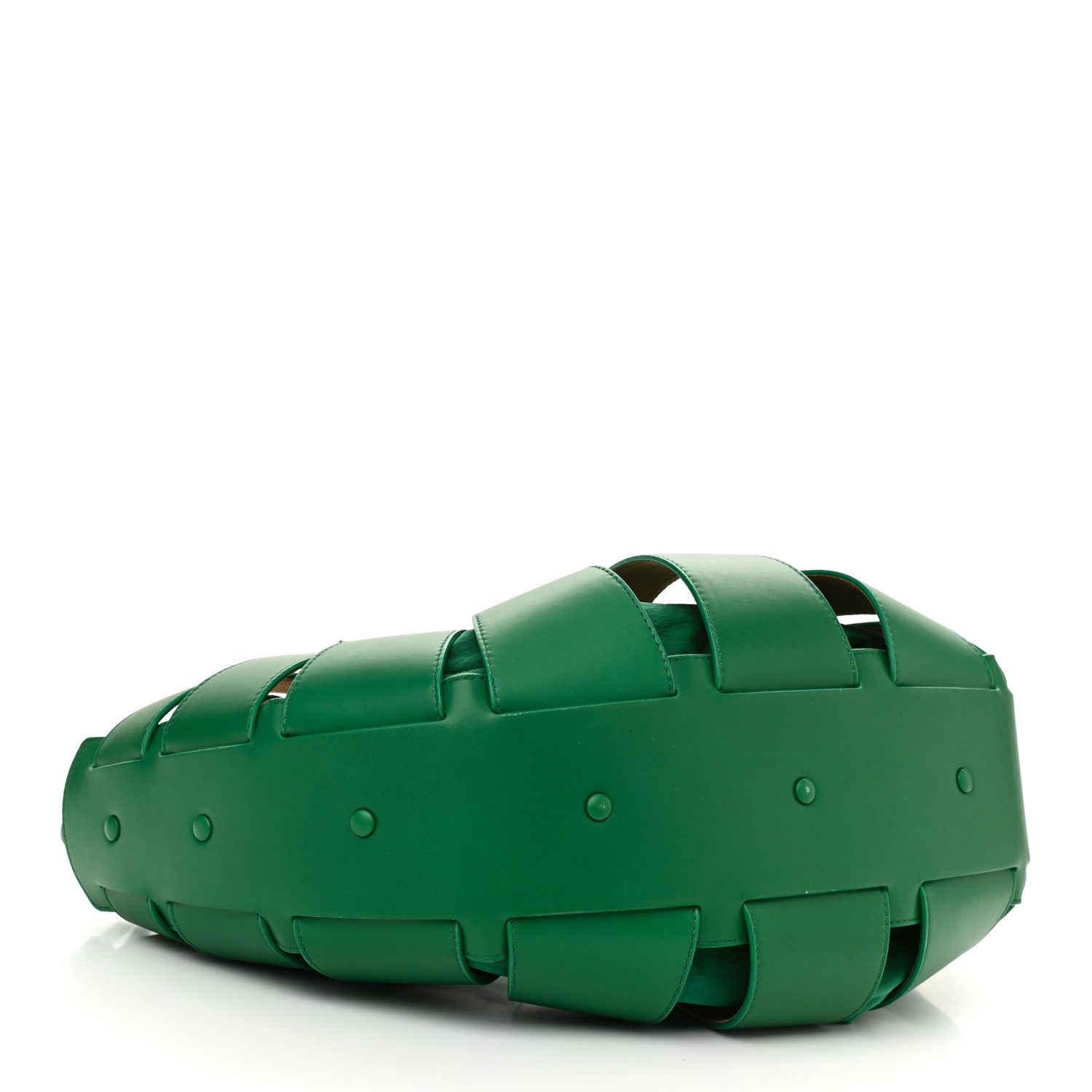 Bottega Veneta French Calfskin Shell Bag Racing Green 4 of 11