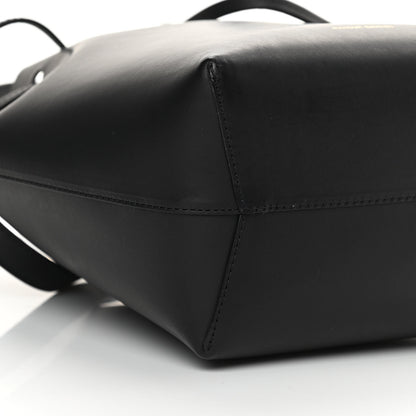 Mansur Gavriel Vegetable Tanned Calfskin Mini Bucket Bag Black Flamma 9 of 12