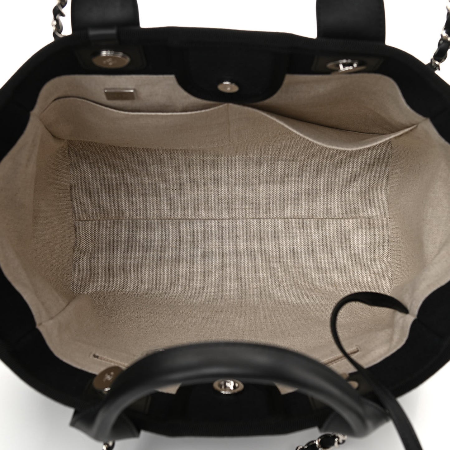 Mixed Fibers Medium Deauville Tote Black