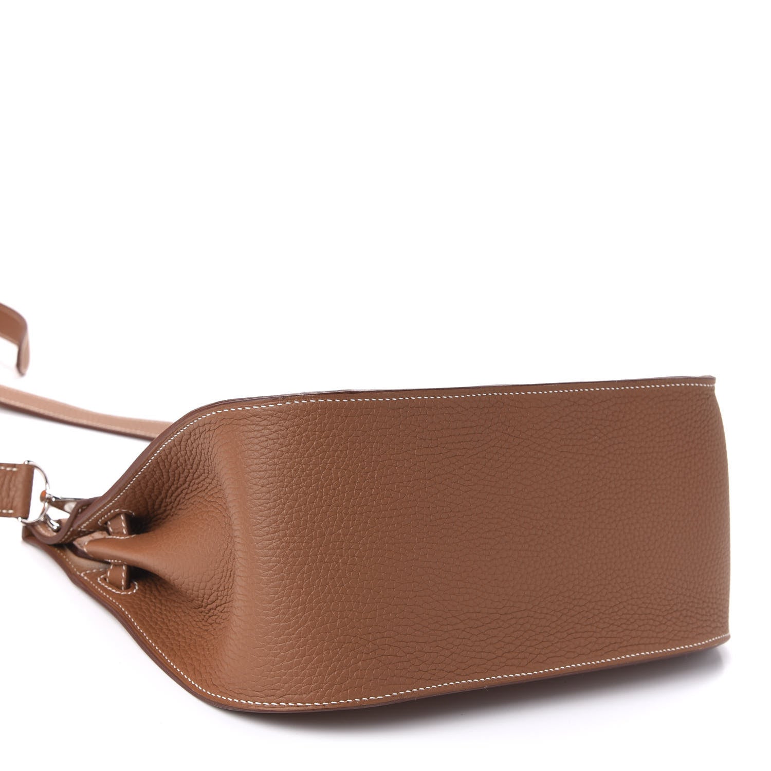 Hermes Taurillon Clemence Jypsiere 28 Gold 4 of 11