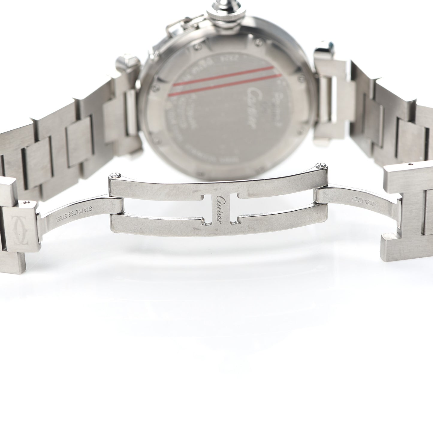 Stainless Steel 35mm Pasha C Automatic Watch Black