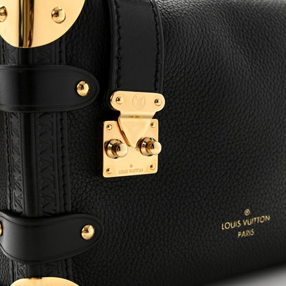 Louis Vuitton Grained Calfskin Side Trunk PM Black 10 of 11