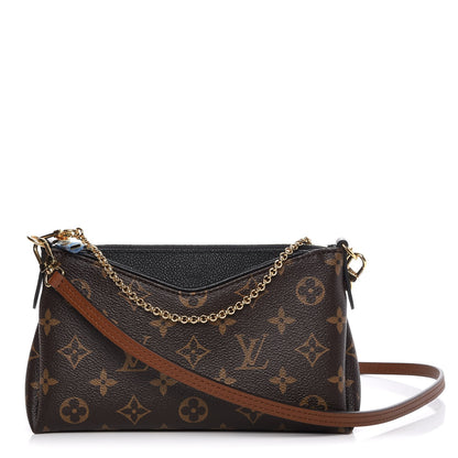 Louis Vuitton Monogram Pallas Clutch Black 1 of 9