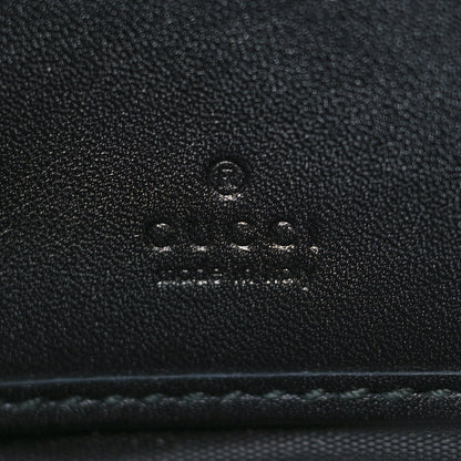 Gucci Calfskin Matelasse GG Marmont Zip Around Wallet Black 6 of 6