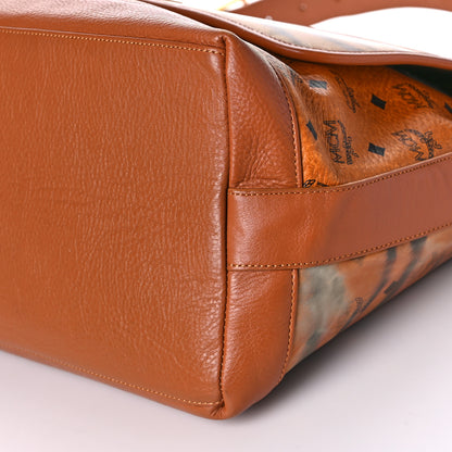 MCM Visetos Tiger Messenger Bag Cognac 7 of 11
