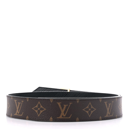 Louis Vuitton Monogram Epi 35mm LV Circle Reversible Belt 85 34 Black 2 of 6
