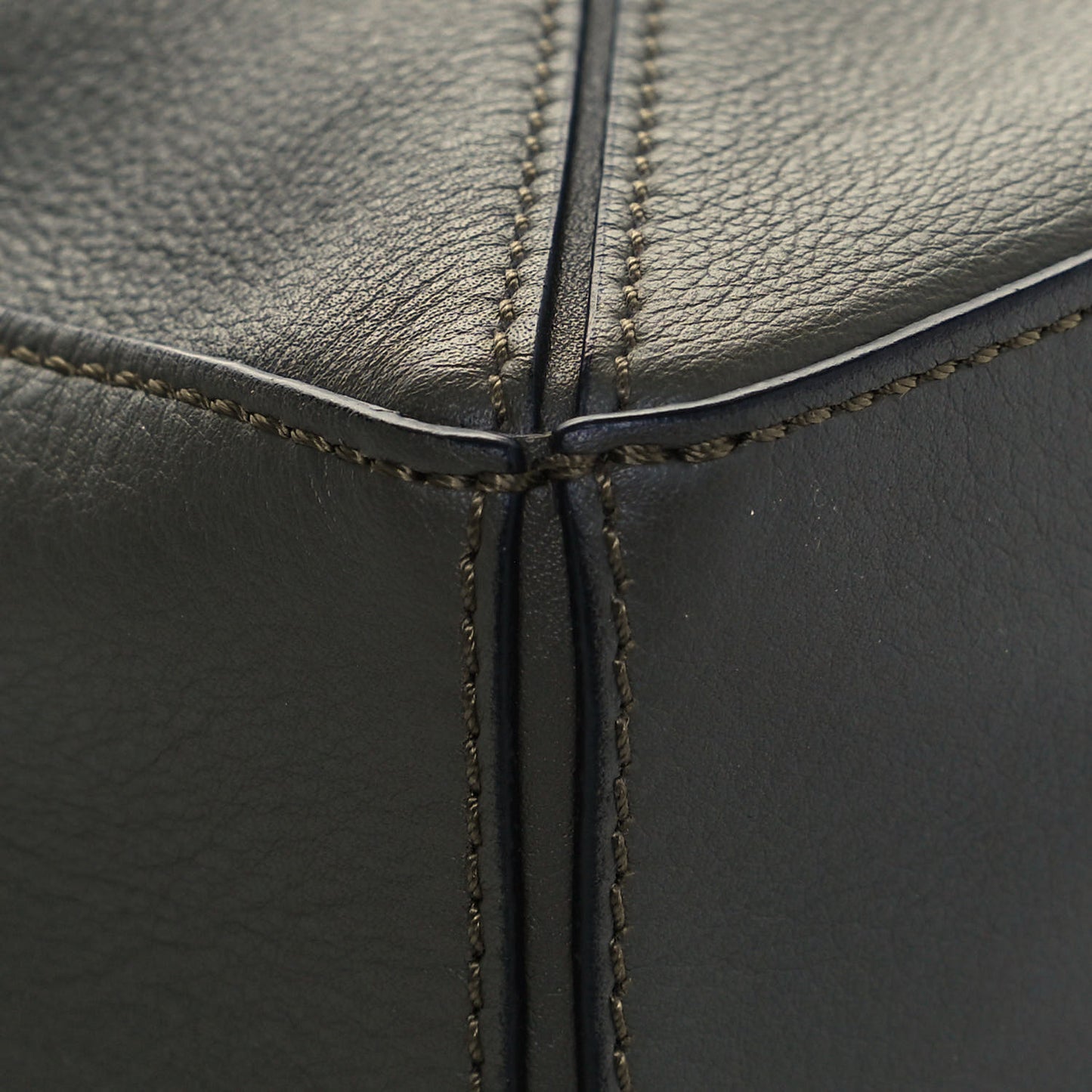 Calfskin Mini Puzzle Bag Khaki Green