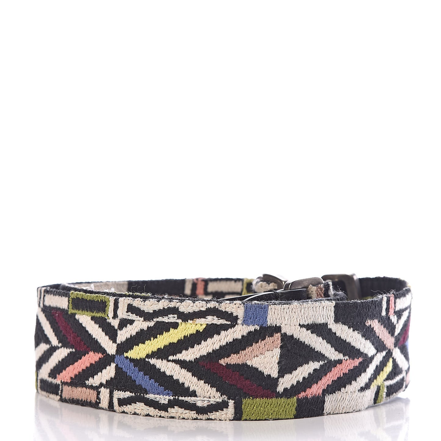 Canvas Native Couture Embroidered Rockstud Guitar Strap
