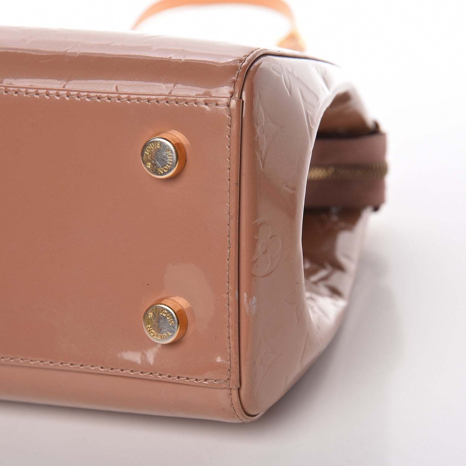 Louis Vuitton Vernis Brea MM Rose Velours 9 of 22