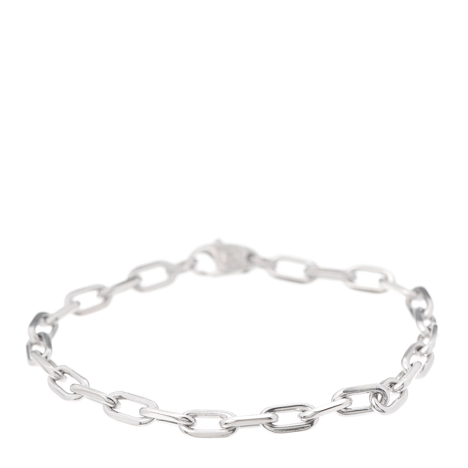 Cartier 18K White Gold Spartacus Chain Bracelet 1 of 5