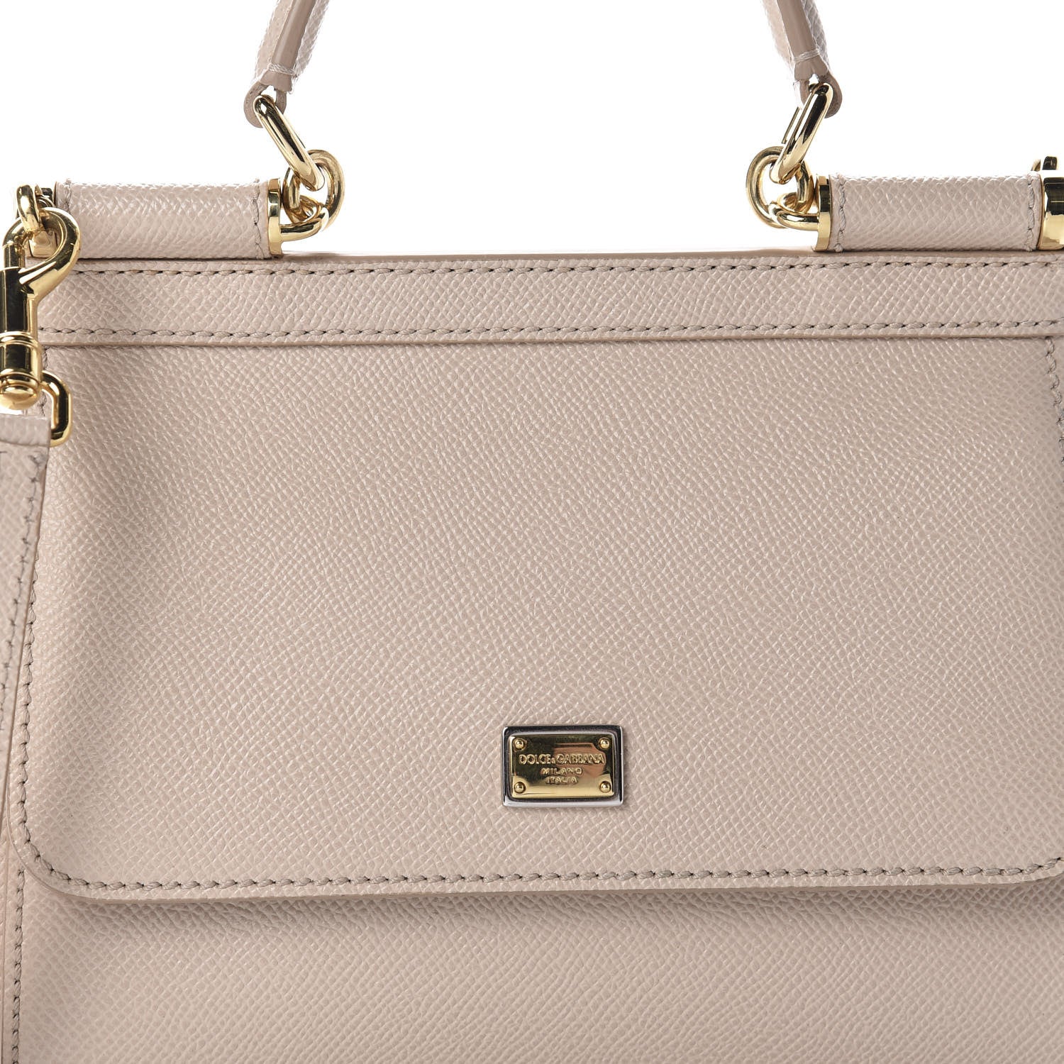 Dolce & Gabbana Dauphine Small Miss Sicily Satchel Rosa Carne 9 of 9