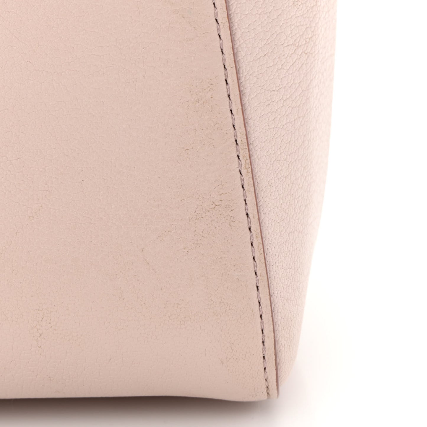 Sugar Goatskin Mini Antigona Pale Pink