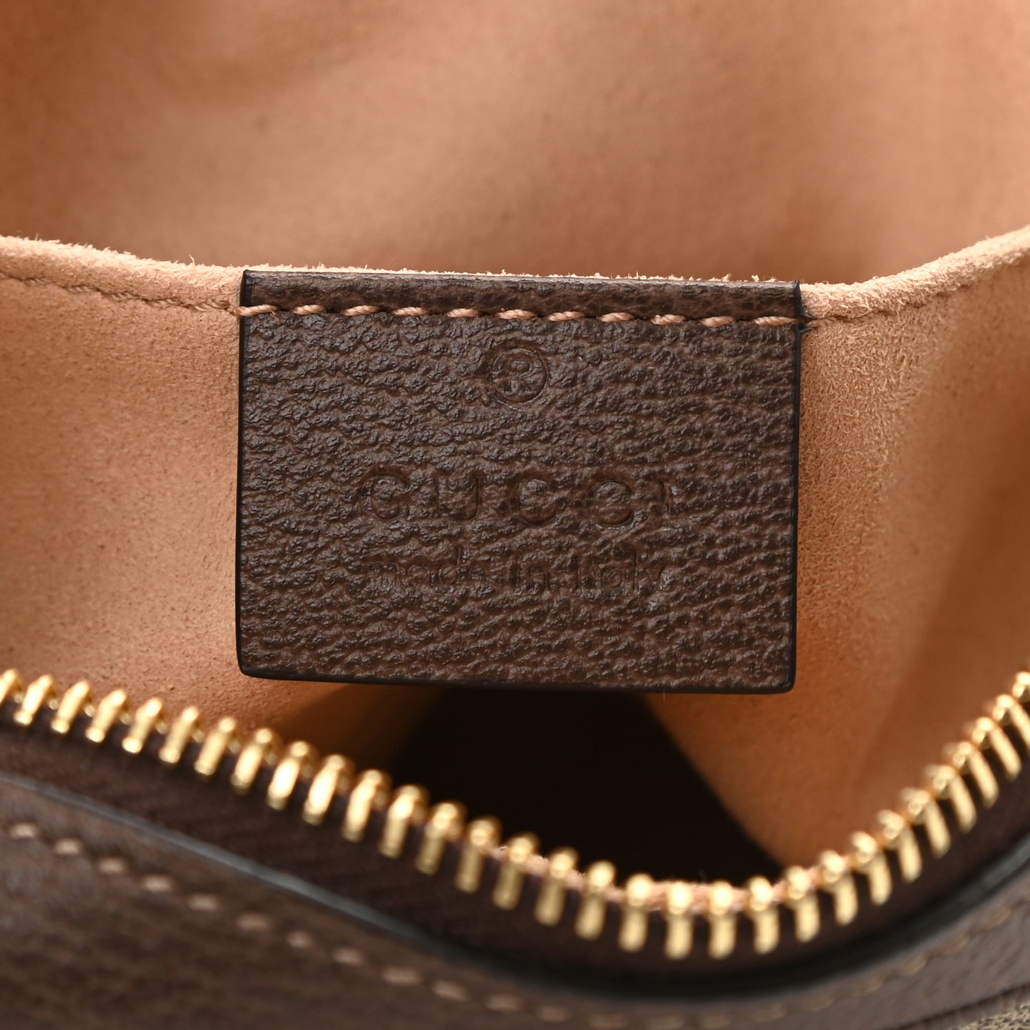 GG Supreme Monogram Web Mini Ophidia Shoulder Bag Brown