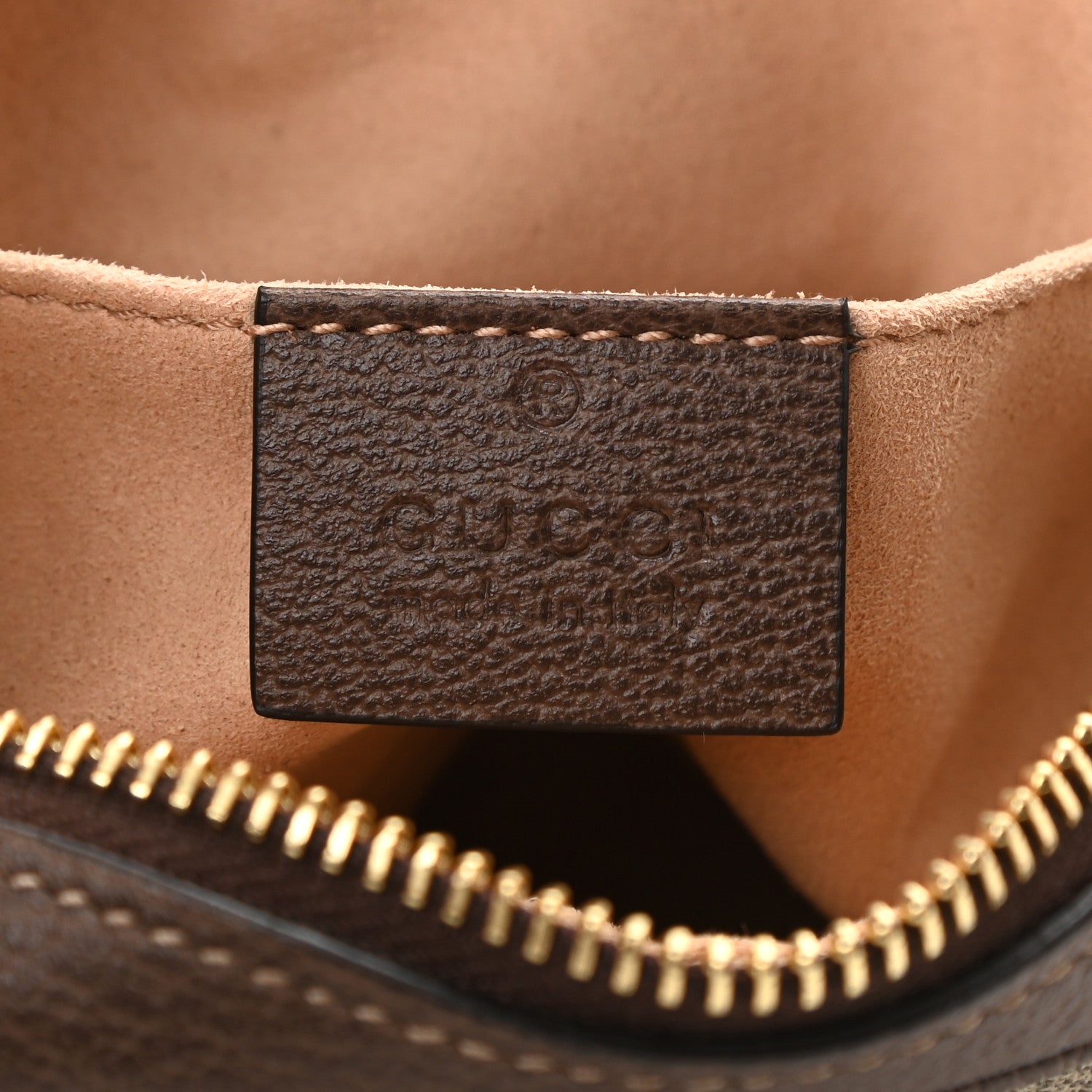 Gucci GG Supreme Monogram Web Mini Ophidia Shoulder Bag Brown 6 of 11