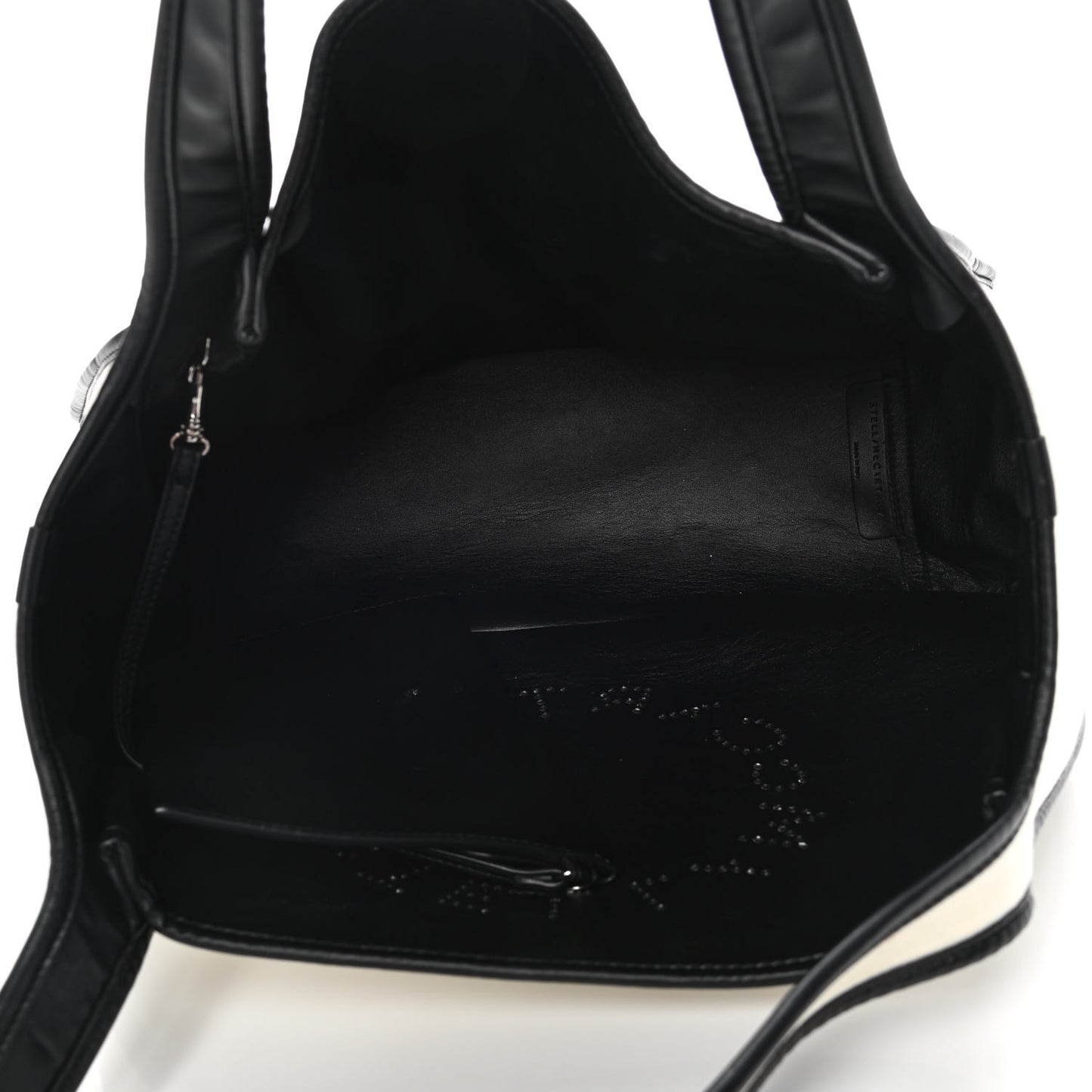 Eco Denim Logo Tote White