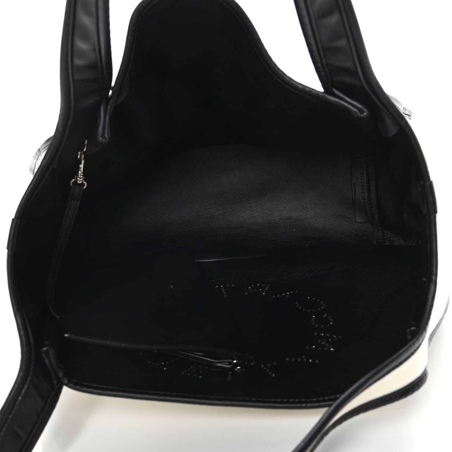 Stella McCartney Eco Denim Logo Tote White 5 of 17