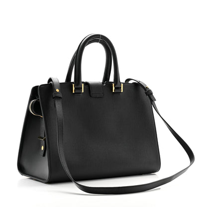 Saint Laurent Textured Calfskin Small Classic Y Cabas Black 3 of 11