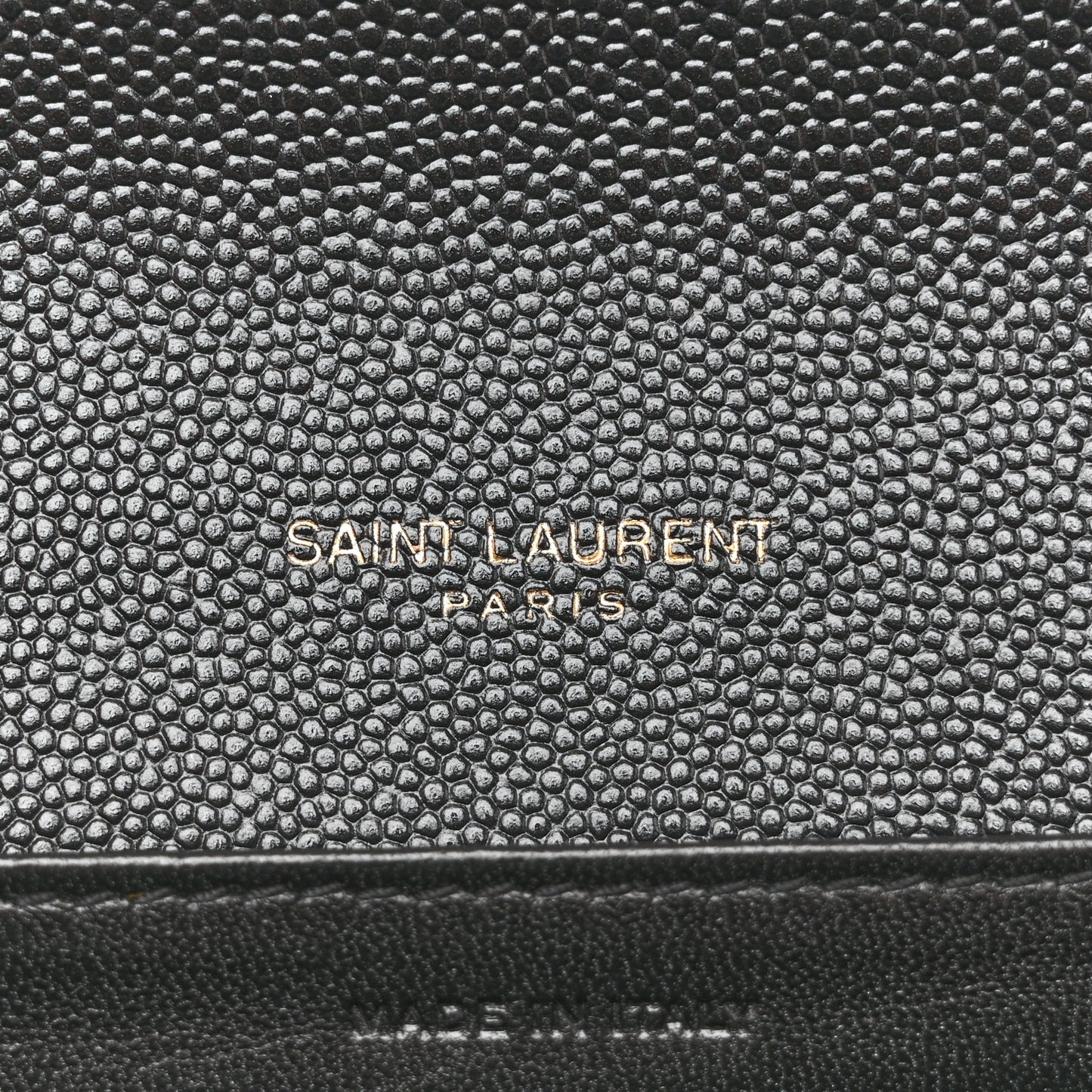 Grain De Poudre Monogram Cassandra Chain Wallet Black