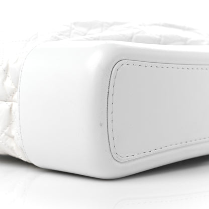 Chanel Aged Calfskin Quilted Large Gabrielle Hobo White 8 of 11