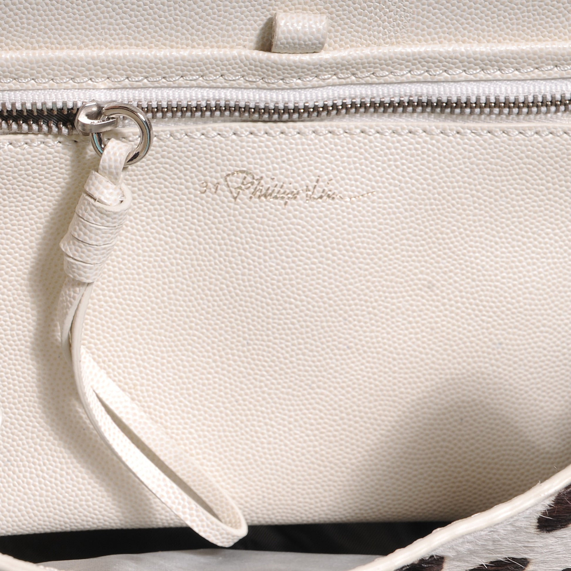 3.1 Phillip Lim 3.1 Calf Hair Polka Dot Mini Pashli Satchel Black 6 of 12