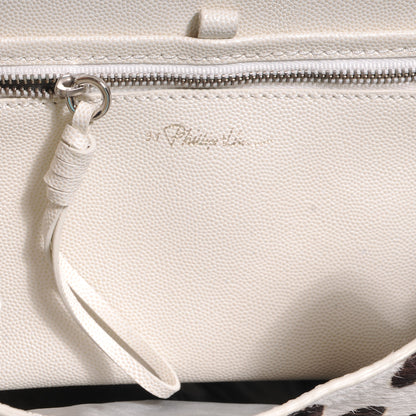 3.1 Phillip Lim 3.1 Calf Hair Polka Dot Mini Pashli Satchel Black 6 of 12