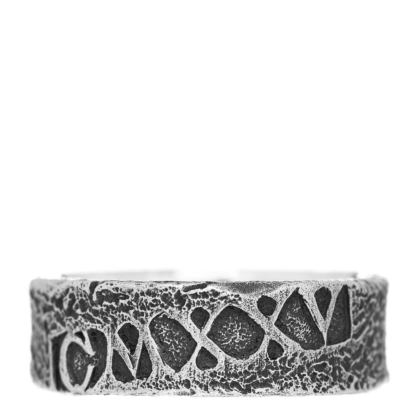 Sterling Silver 8mm Shipwreck Band Ring 62 10