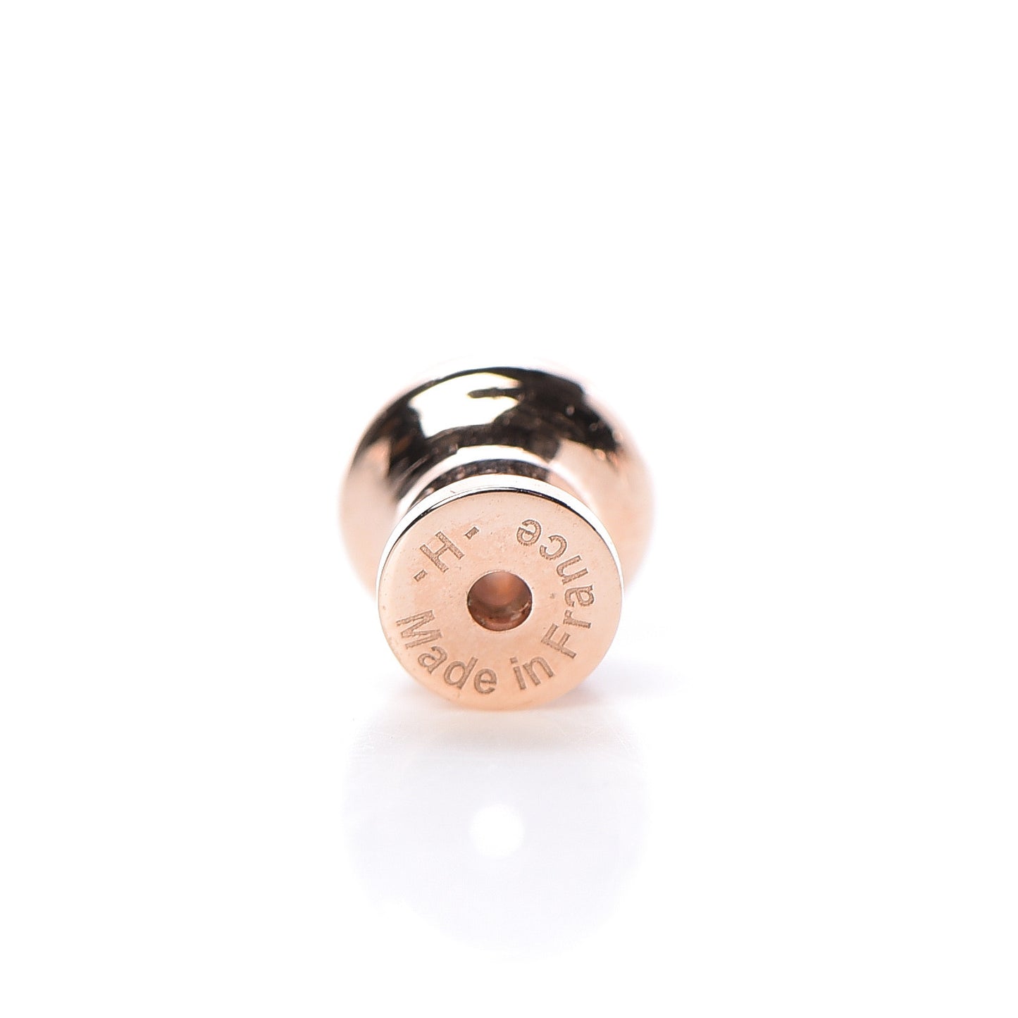 Rose Gold Lacquered Pop H Earrings Rose Dragee
