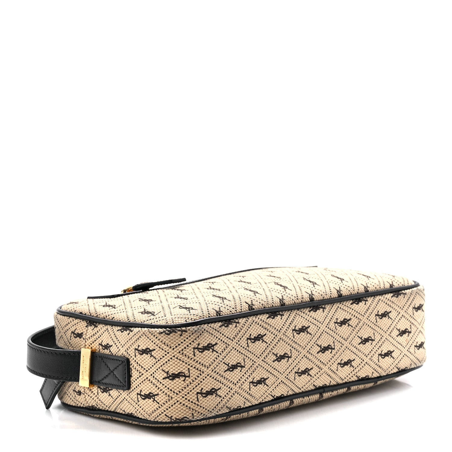 Saint Laurent Canvas Monogram All Over Camera Bag Beige 4 of 11