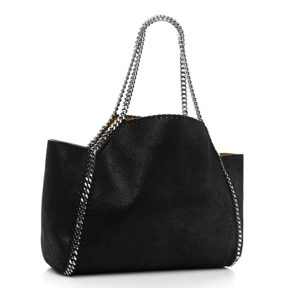 Stella McCartney Shaggy Deer Falabella Reversible Tote Black 4 of 10