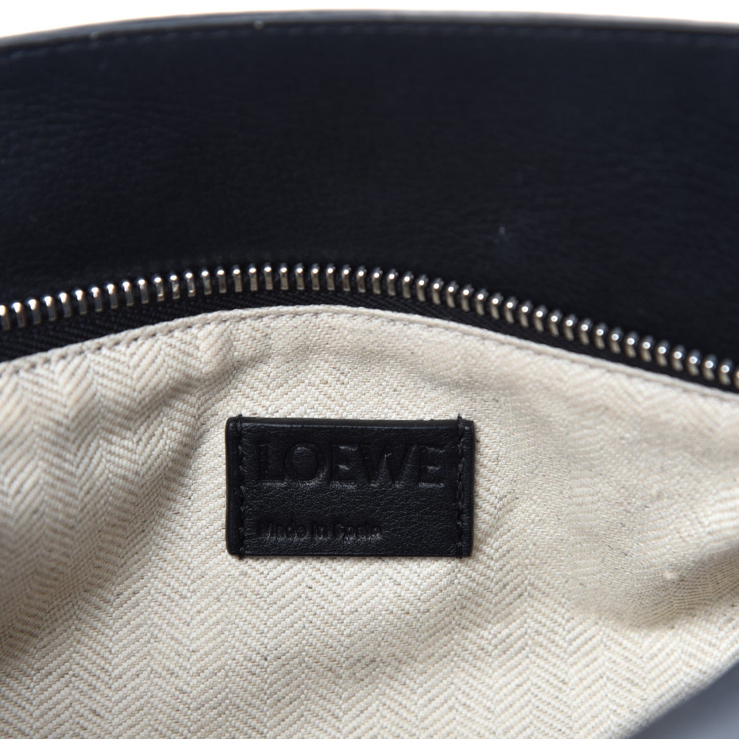 Calfskin Small Puzzle Bag Black