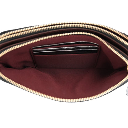 Chanel Lambskin Quilted Small Clutch With Chain Black 7 of 14