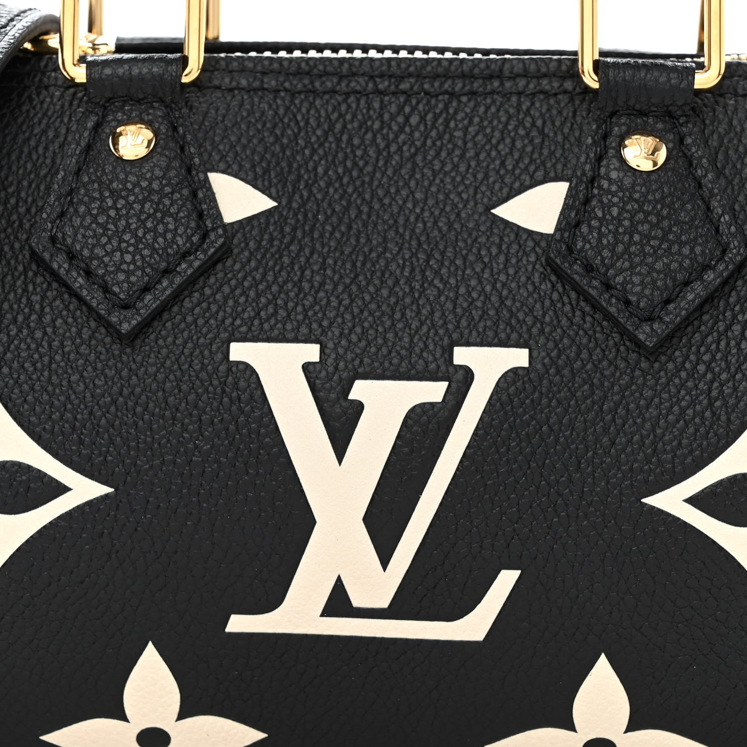 Louis Vuitton Empreinte Monogram Giant Nano Speedy Black Beige 7 of 10