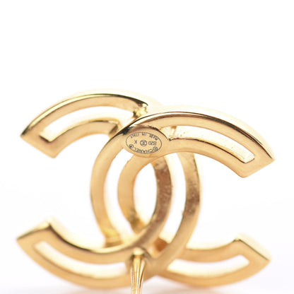 Chanel Metal Obazine CC Earrings Gold 4 of 4