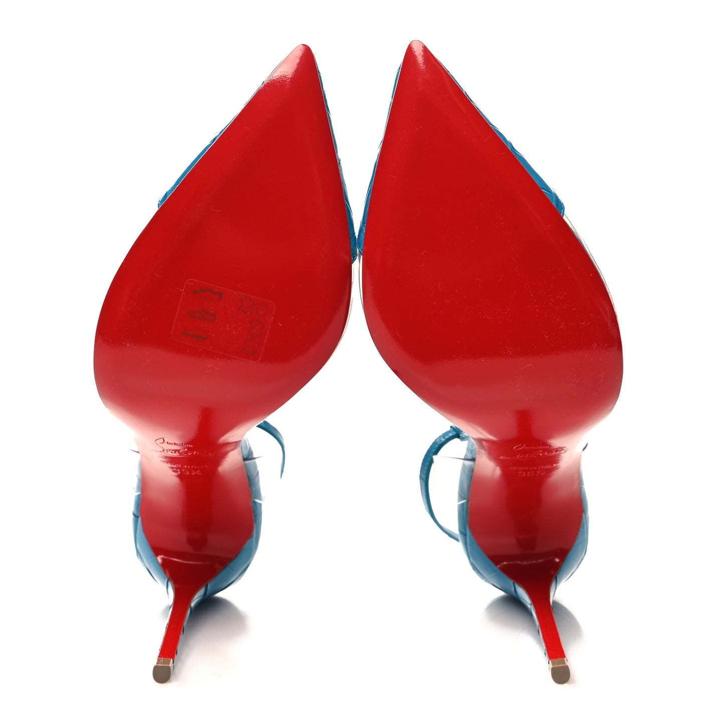 Shiny Alligator PVC Nosy 100 Pumps 39.5 Piscine