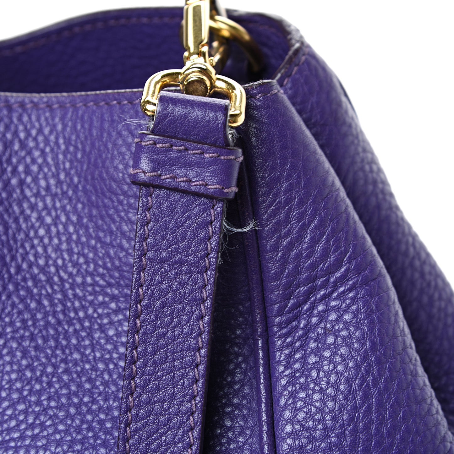 Vitello Daino Tote Viola