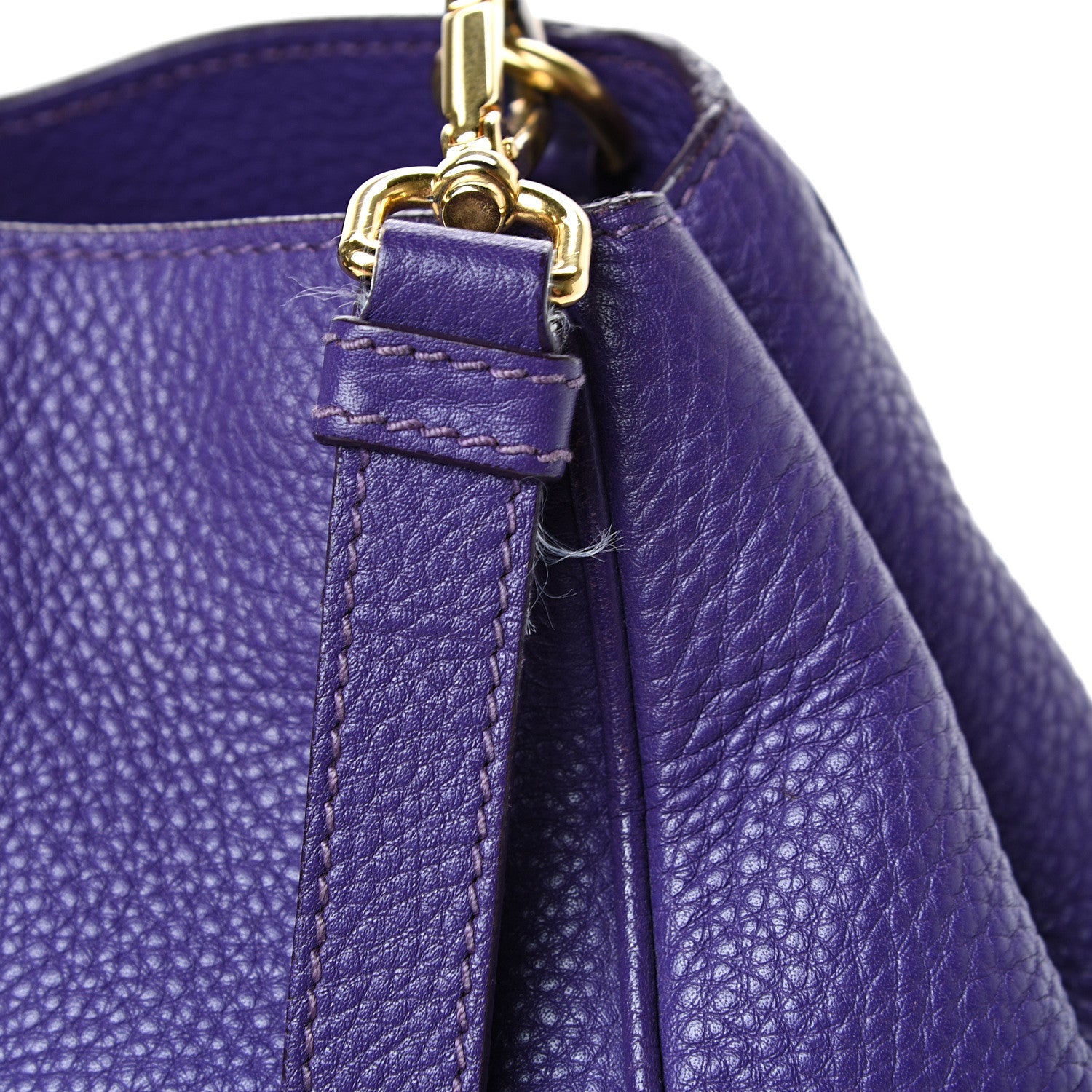 Prada Vitello Daino Tote Viola 20 of 23
