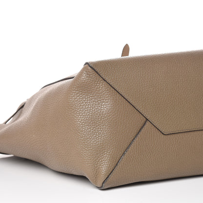 Celine Shiny Grained Calfskin Small Belt Cabas Phantom Souris 19 of 20