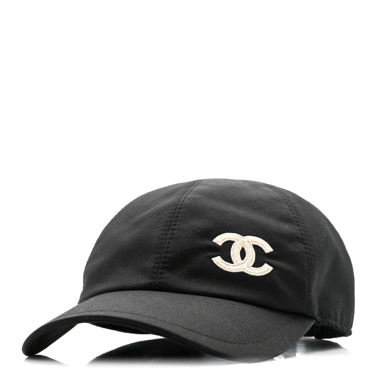 Cotton Sequin CC Cap Hat Black
