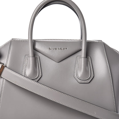 Givenchy Shiny Lord Calfskin Small Antigona Pearl Grey 8 of 10