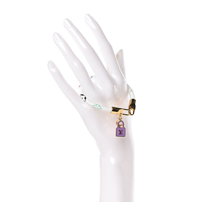 Louis Vuitton Monogram Multicolor Luck It Bracelet 19 White 2 of 3