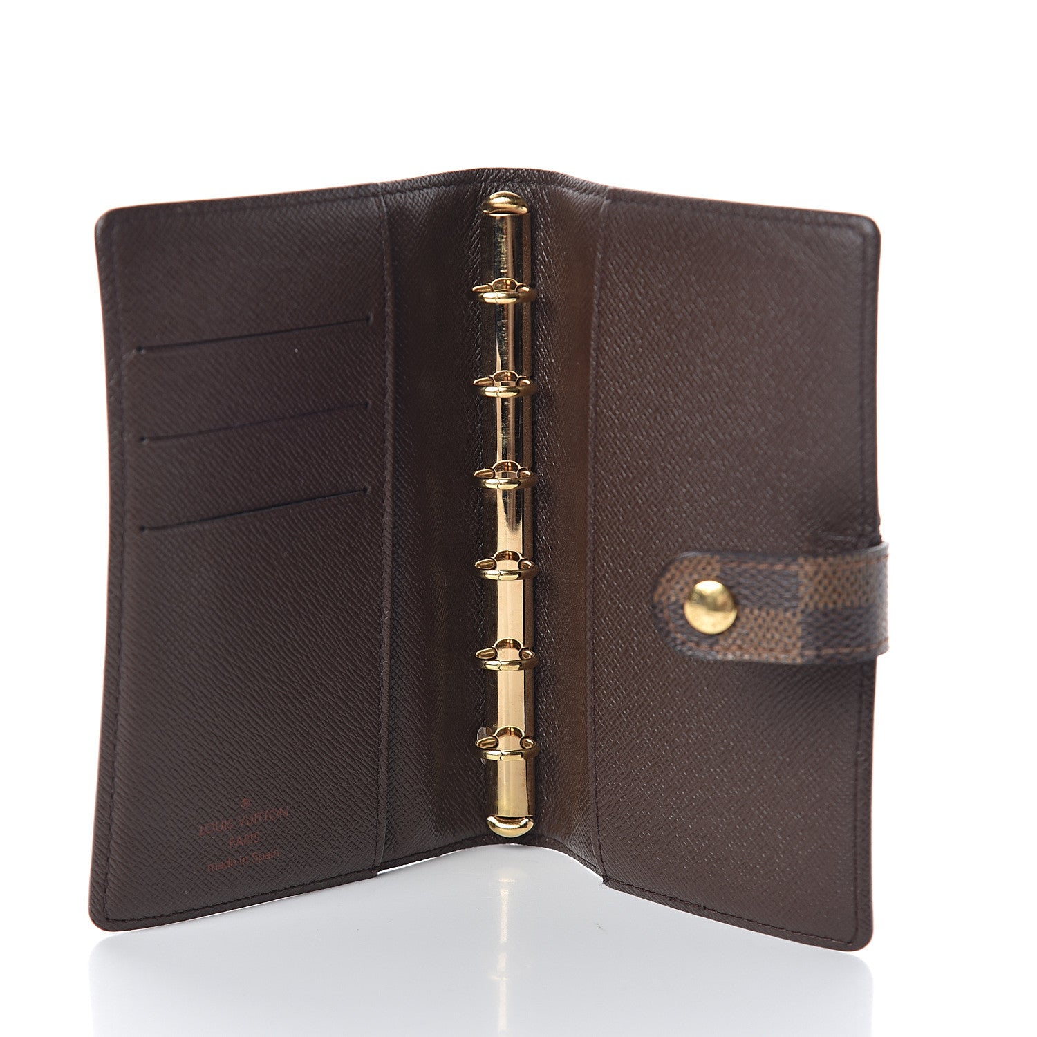 Louis Vuitton Damier Ebene Small Ring Agenda Cover 4 of 5