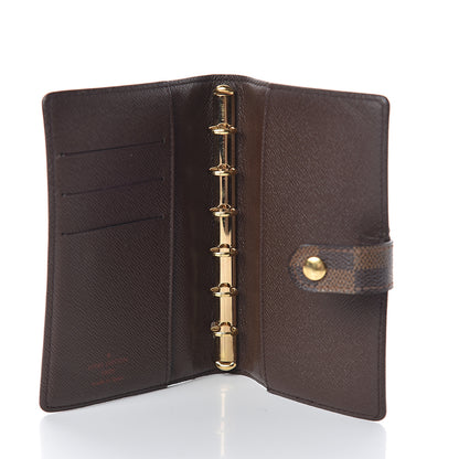 Louis Vuitton Damier Ebene Small Ring Agenda Cover 4 of 5