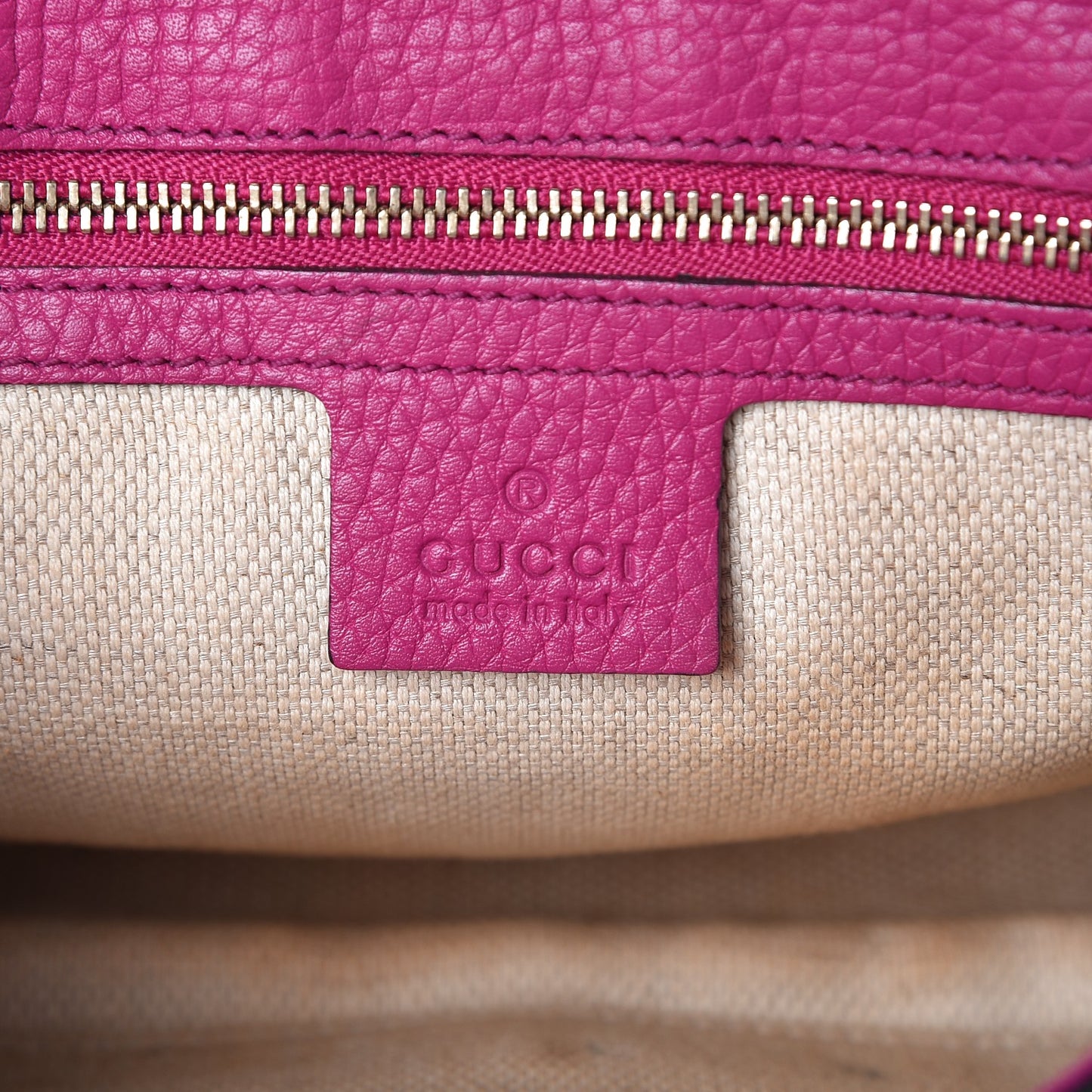 Cellarius Calfskin Medium Soho Flap Crossbody Bright Bouganville