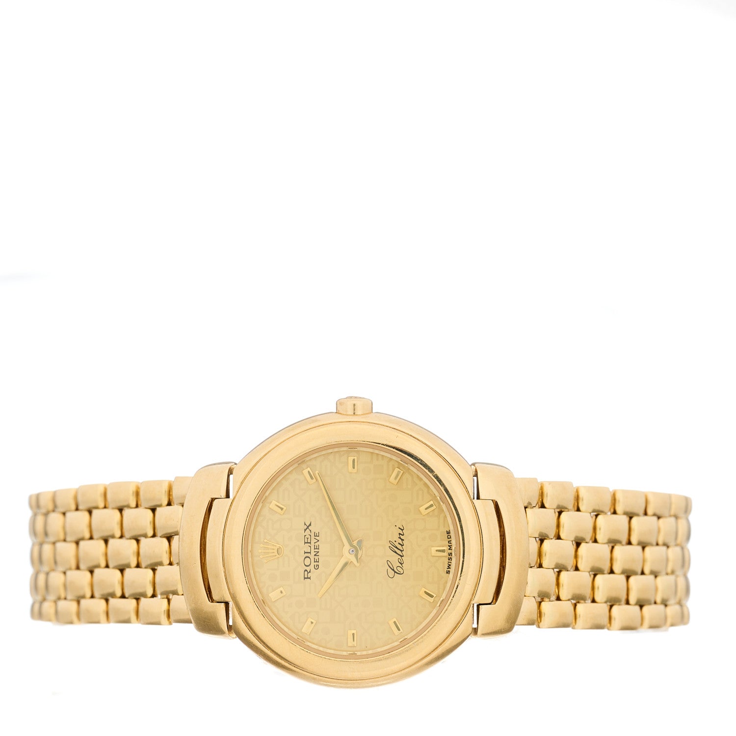 Rolex 18K Yellow Gold 26mm Cellini Quartz Watch Champagne 6621/8 2 of 4