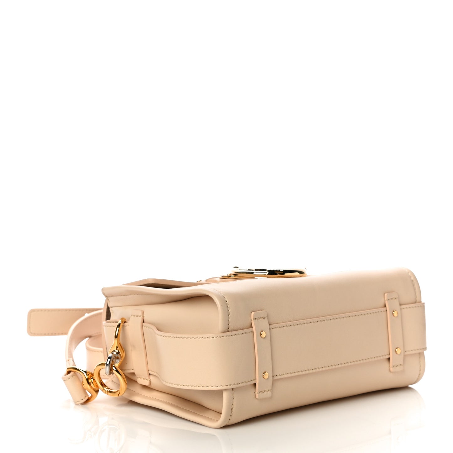 Calfskin Mini Tess Day Bag Sweet Beige