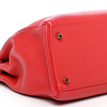 Hermes Togo Kelly Retourne 35 Rouge Casaque 7 of 9