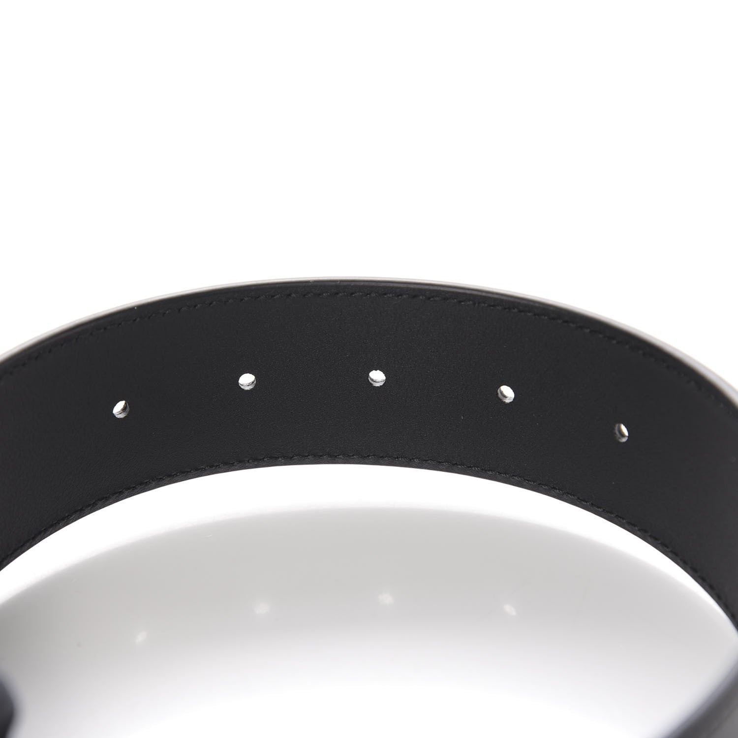 Gucci Calfskin Double G 40mm Belt 80 32 Black 5 of 5