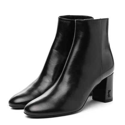 Saint Laurent Nappa Loulou Ankle Zip Boot 35 Black 3 of 9